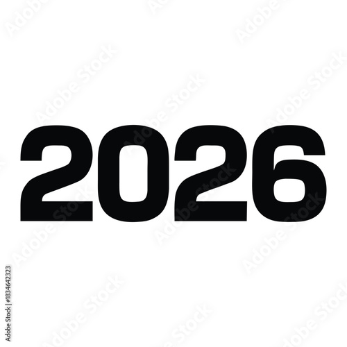 Boldly announce the year 2026 in impactful designs for calendars and events