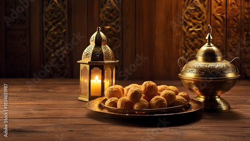Eid Sweets and Lantern Setting