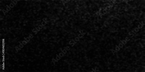 Grainy abstract texture on a black background. Snow texture. Design element. Falling snowflakes on night sky background,Bokeh of white snow on a black background.