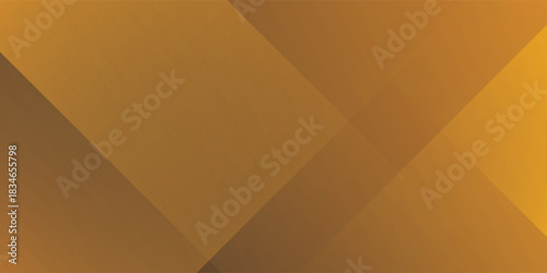 Abstract Geometric Composition of Overlapping Golden Brown Shapes.