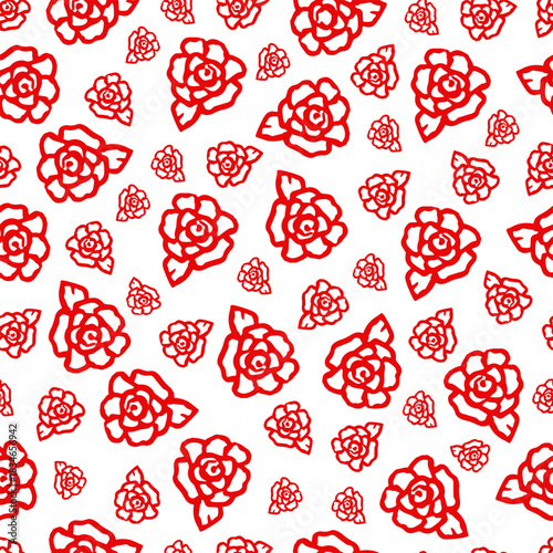 Seamless vector pattern for St. Valentine's day