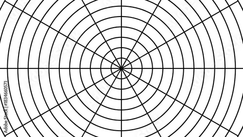 An innovative geometric abstract sketch forming limitless depth through interconnected shapes and sleek modern design.