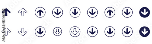 Arrow chevron symbol .Arrows symbols set.arrows icon set. Hand drawn arrow collection. Curved arrows. exchange icons. Black arrows symbols set. Blend effect. Double arrow direction pointer icon set.
