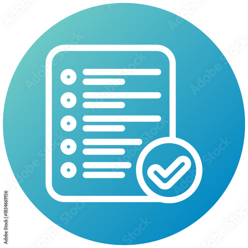 Assign Task Icon Mini Illustration Icon. Use For Modern Concept, Print, Ui, Ux Kit, Web And App Development. Vector Related To Office, Education, Examination And More