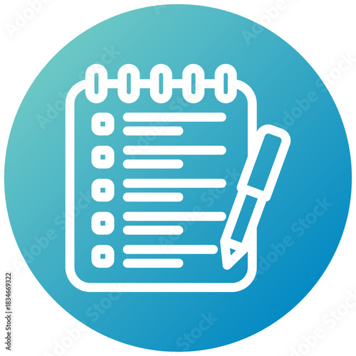 Order List Icon Mini Illustration Icon. Use For Modern Concept, Print, Ui, Ux Kit, Web And App Development. Vector Related To Office, Education, Examination And More