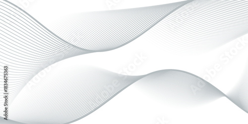white abstract background. abstract background with lines. gray geometric shape. Dynamic shapes composition with lines.
