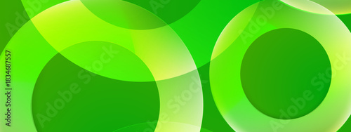 Modern abstract green geometric background for business design template