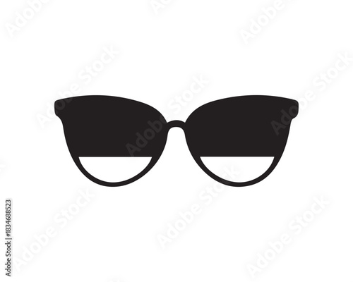 Sunglasses black icon fashion stylish eye classic beautiful background design.