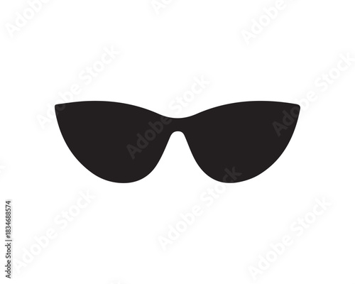 Sunglasses black icon fashion stylish eye classic beautiful background design.