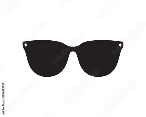 Sunglasses black icon fashion stylish eye classic beautiful background design.