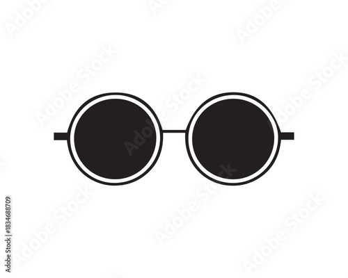 Sunglasses black icon fashion stylish eye classic beautiful background design.