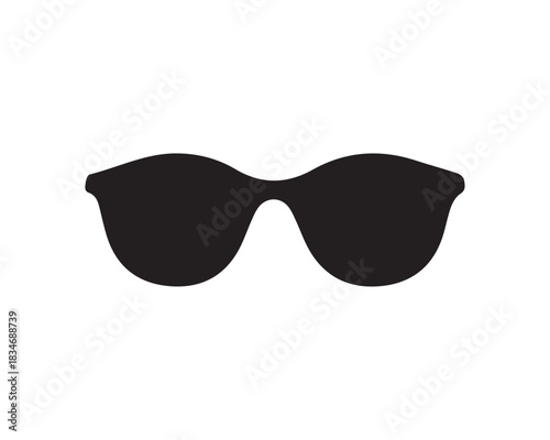 Sunglasses black icon fashion stylish eye classic beautiful background design.
