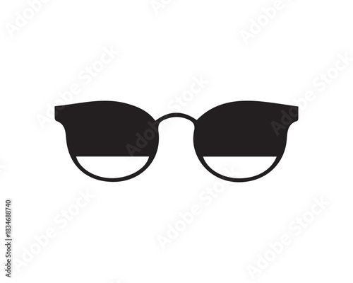 Sunglasses black icon fashion stylish eye classic beautiful background design.