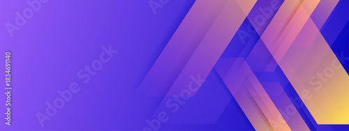 Abstract Geometric Purple Gradient Background With Overlapping Transparent Shapes In Modern Design. Vector illustration design for presentation, banner, cover, web, card, poster, and wallpaper.
