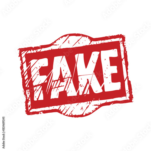 stamp Fake grunge text mark template tag red paper message frame design.