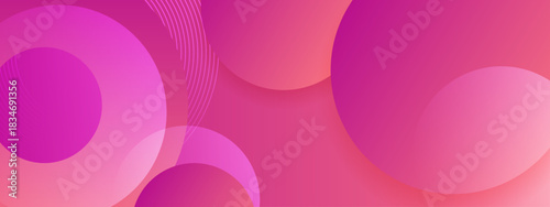 Abstract Geometric Gradient Background With Overlapping Shapes In Dynamic Design