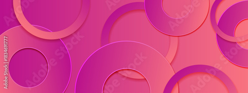 Dynamic Geometric Background With Overlapping Shapes