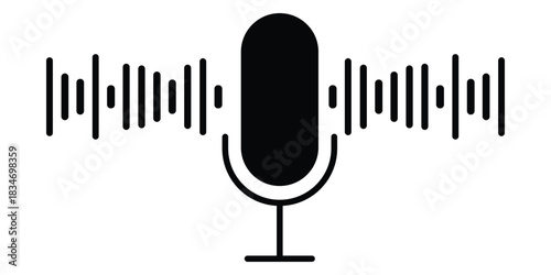 Microphone icon set. Different microphone collection. podcast icon vector. Voice vector icon, Record. Microphone - recording Studio Symbol. Vector 