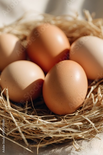 eggs in the nest