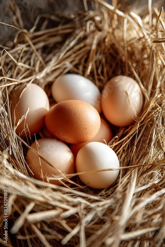 eggs in the nest