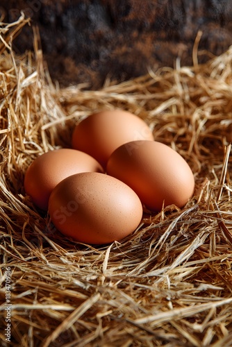 eggs in the nest