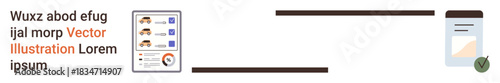 Identity verification, document validation, online security, personal data, authentication, digital processes. User profiles displayed with a checklist. Identity verification and document validation