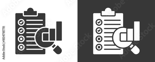 Result Icon Set Vector Collection Isolated In Black And White