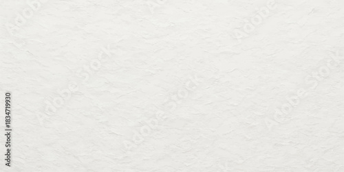 White paper texture background featuring a seamless, blank, and rough surface with a subtle gray pattern, resembling winter snow