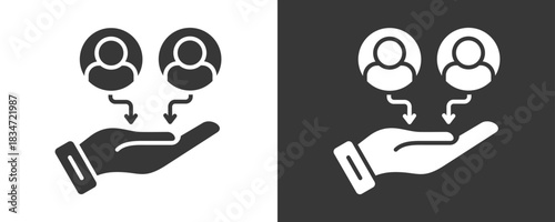 Data Collection Icon Set Vector Collection Isolated In Black And White