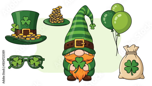 Collection of green St