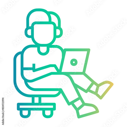 lifestyle Line Gradient Icon