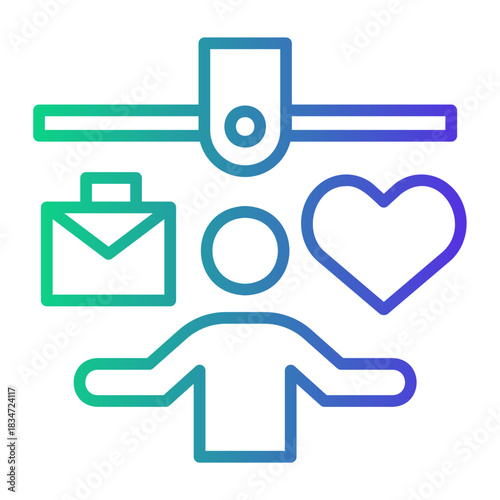 lifestyle Line Gradient Icon