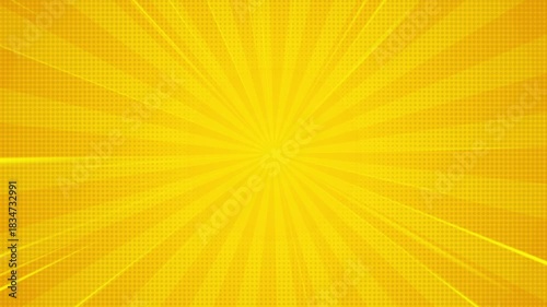 promotion sale background cartoon style comic sunburst radial shape pattern