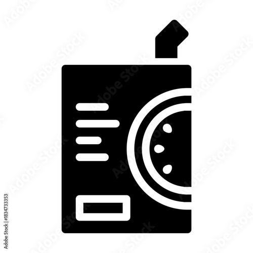 juice box Solid icon