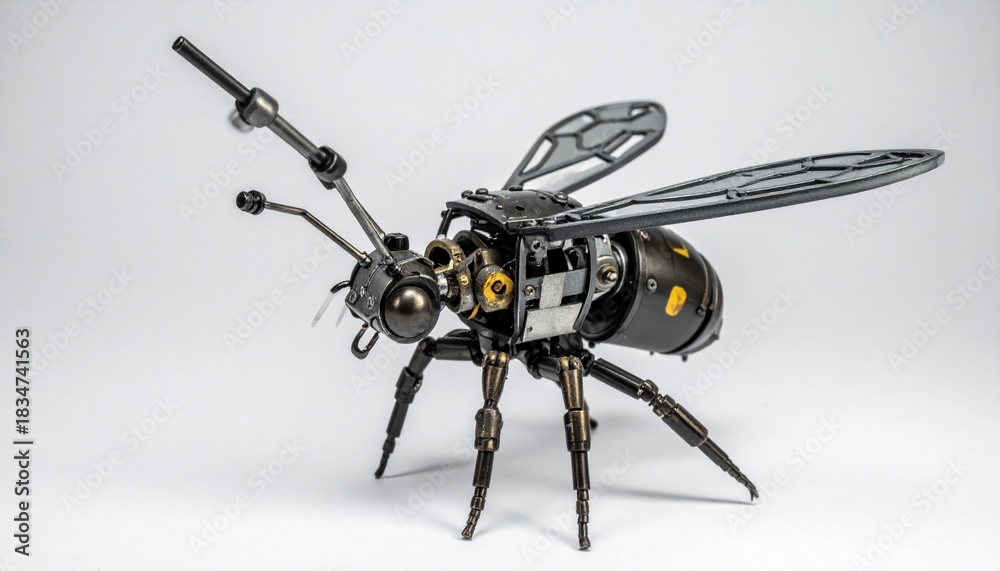 Fototapeta premium Robotic Insect Sculpture.