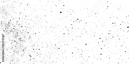 Grungy gritty subtle black splatter, dust,  grain speck grit grunge overlay on white background grain noise Speckle grain dot white paper noise texture