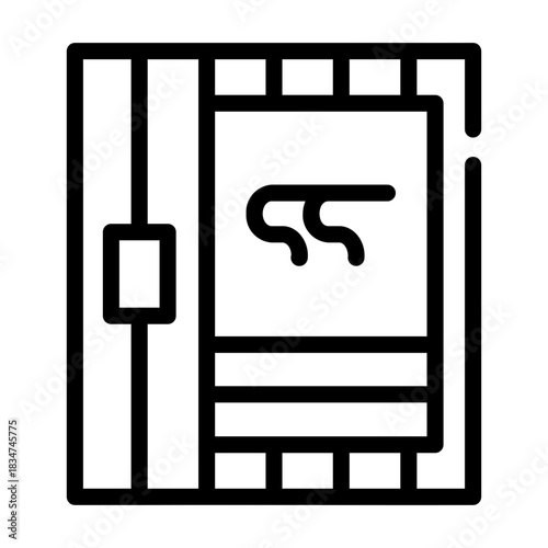 sauna Line Icon
