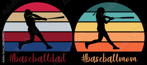 Photography Baseball Dad Sports Game Day T-shirt Design