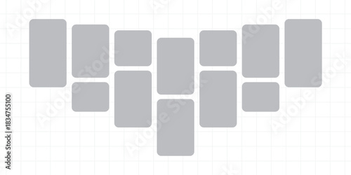 Pictures or photos frame collage layout abstract photo frames and digital photo wall template
