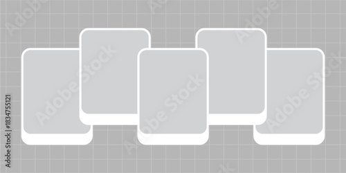 Pictures or photos frame collage layout abstract photo frames and digital photo wall template
