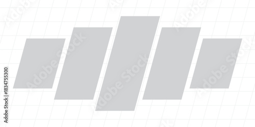 Pictures or photos frame collage layout abstract photo frames and digital photo wall template
