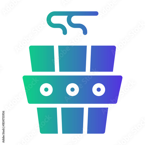 bucket Gradient icon