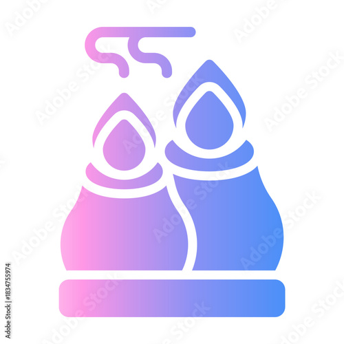 aromatic candle Gradient icon