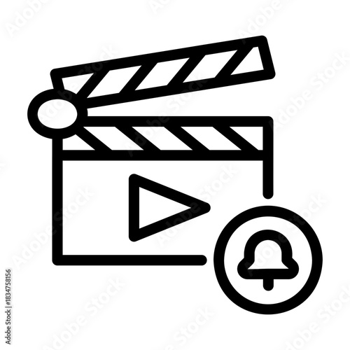 movie time Line Icon