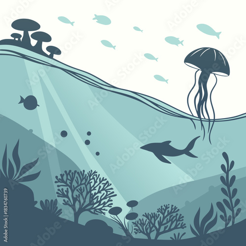 World Beneath the Glass Ocean