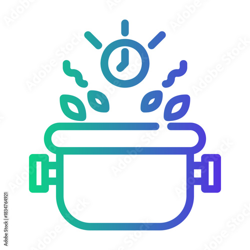cooking Line Gradient Icon