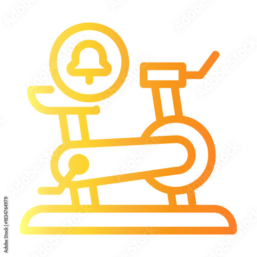 gym Line Gradient Icon