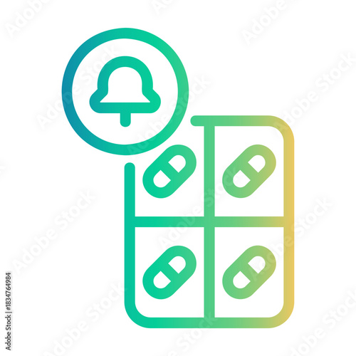 medicine Line Gradient Icon