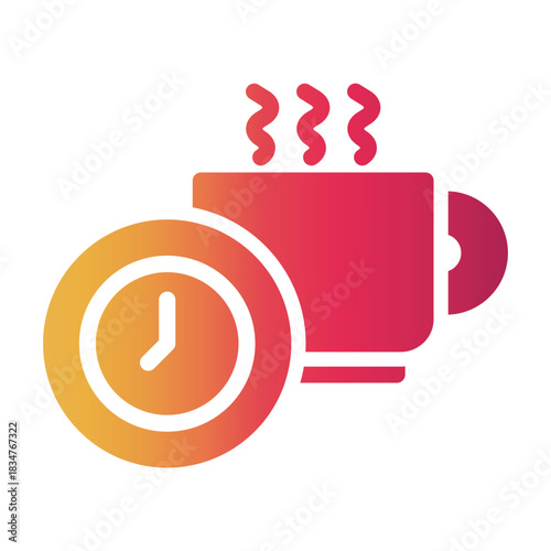 coffee break Gradient icon