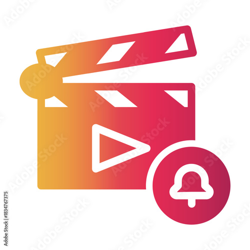 movie time Gradient icon
